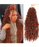 24 inch Butterfly Locs Crochet Hair 6 Pack - Long Faux Locs Crochet Braids for Black Women - Pre-looped Synthetic Hair Extensions - Buy Online on GoSupps.com