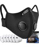 BASE CAMP Upgrade M Plus Dust Mask Breathable Reusable Dust Face Mask with 6 Activated Carbon Filters Modern1 - Buy Online on GoSupps.com