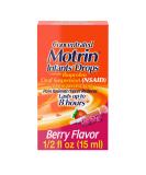Infants' Motrin Concentrated Drops 0.5 oz, Berry Flavored | Fever Reducer with Ibuprofen - Pack of 1 - Buy Online on GoSupps.com