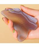 Authentic Agate Gua Sha Stone - Facial Sculpting & Lifting Tool | Genuine Agate Face Massager for Radiant Skin - Buy Online on GoSupps.com