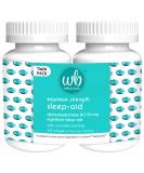 96ct Wellness Basics Maximum Strength Sleep-Aid Diphenhydramine Softgel Twin Pack x2 - Buy Online on GoSupps.com