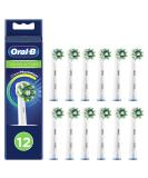 Oral-B CrossAction Toothbrush Heads with CleanMaximiser - 12 Pack - Buy Online on GoSupps.com