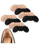 Riootlnm Heel Pads - Shoe Inserts for Loose Shoes | Blister Protection & Comfort Grips for Women & Men | 4 Pairs Rosy Brown & Black - Buy Online on GoSupps.com