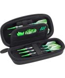 Casemaster Sentry Dart Case Slim EVA Shell for Steel and Soft Tip Darts, Hold 6 Darts and Features Built-in Storage for Flights, Tips and Shafts Black - Buy Online on GoSupps.com