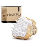 Bambua scalp massage brush - (100% plastic -free) Shampoo brush made of bamboo - anti -scales effect - for head massage when showering - Premium head massage brush - including e -book "Healthy scalp" - Buy Online on GoSupps.com