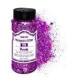 Hemoer Holographic Chunky Glitter - Purple 100g | Craft Glitter for Resin Face Nail Body Slime & Parties - Buy Online on GoSupps.com
