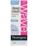 Neutrogena Wave Deep Clean Foaming Refill Pads 30 ct - Gentle Exfoliation and Deep Cleansing - Buy Online on GoSupps.com