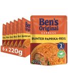 Buy BEN'S ORIGINAL Express Coloured Paprika Rice (6 x 220g) - Premium Quality International Shipping - Buy Online on GoSupps.com
