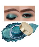 Oulac Glitter Eyeshadow Metallic Finish - High Impact Green Eyeshadow | Waterproof Formula | Vegan 12g (14) Unforgettable Night Teal - Buy Online on GoSupps.com