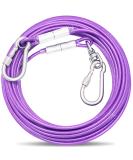 Shop Tie-Out Leashes for Dogs - 9M Purple Yard Leash for Ultimate Outdoor Comfort - Buy Online on GoSupps.com