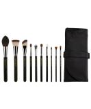 Bdellium Tools Professional Makeup Brush Set | Maestro Series 10pc with Roll-Up Pouch - Essential for Seamless Application - Buy Online on GoSupps.com