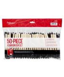 Artlicious Foam Brush Set - 50 Pack Disposable 1-inch Sponge Paint Brushes for Acrylic Painting, Staining, Varnishes & DIY - Art Supplies - Buy Online on GoSupps.com