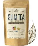 SLIM TEA Night Time Detox Tea 100g - Caffeine-Free Herbal Infusion for Bloating Relief, Gut Health, and Weight Loss - Rooibos Fennel Star Anise Cardamom Dandelion Root Passion Fruit Blend - Buy Online on GoSupps.com