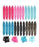 24Pcs Hair Curlers No Heat Alldo Hair Curlers Rollers Sponge Rollers Wave Formers Hair Rollers for Long Short Sleep in Rollers Curlers DIY Hair Tools Pillow Soft Curls (6 Color*4 Pcs) - Buy Online on GoSupps.com