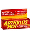 Arthritis Hot Pain Relief Creme - 3 oz | Fast Relief for Arthritis Pain | Soothing Formula | Pack of 1 - Buy Online on GoSupps.com