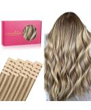 Buy If-alife Real Hair Tape Extensions - 20pcs 50g 14 Inch Brown Highlights & Gold Blonde - Silky Straight Remy Skin Weft #8A/22 - Buy Online on GoSupps.com
