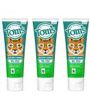 Tom's of Maine Children's Natural Fluoride Toothpaste 3-Pack - Watermelon 5.1 oz | Eco-Friendly & Animal-Friendly - Buy Online on GoSupps.com