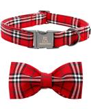Shop Lionheart Glory Christmas Checkered Dog Collar - Adjustable & Comfortable Bowtie for Small Dogs - Perfect Holiday Gift (1 Pack) - Buy Online on GoSupps.com