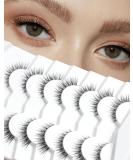 Buy 7 Pairs of Frihappy Cat Eye Mink Lashes - Natural Wispy & Fake Eyelashes for Stunning Looks - Buy Online on GoSupps.com