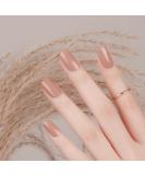 DANNI & TONI 28 Stickers Semi Cured Gel Nail Polish Strips Gel Nail Stickers Solid Colour (Warm Nude) Salon-Quality Gel Nail Polish Strips Manicure Stickers Set Warm Nude New - Buy Online on GoSupps.com