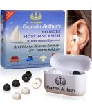 No More Motion Sickness Earplugs by Captain Arthur - Anti Nausea Relief for Adults & Kids | Seasickness Prevention for Travel, Cruise, Car Sickness - Buy Online on GoSupps.com