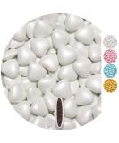 One-in Chocolate Hearts Pearl 500g - Premium White Dragees for Weddings Baptisms & Candy Bars - Buy Online on GoSupps.com
