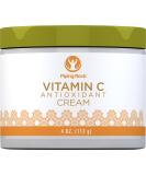 Piping Rock Vitamin C Cream 4oz - Dark Spot Masker for Face Skin & Eyes | Paraben-Free SLS-Free Fragrance-Free - International Shipping - Buy Online on GoSupps.com