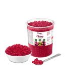 Inspire Food Cherry Bubble Tea Pearls | 100% Vegan & Gluten-Free Popping Boba | 1kg Tapioca Fruit Beads - Buy Online on GoSupps.com