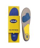 Scholl GelActiv Men's Comfort Sports Insoles - Pressure Relief & Odor Protection Size 40-46.5 - Perfect Fit for Athletic Shoes - Buy Online on GoSupps.com