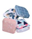 Buy Wofashpuret 4-Piece Travel Storage Bag Set for Women's Bandages Tampons & Feminine Pads - High Capacity Cotton Diaper Bag Organizer - Buy Online on GoSupps.com