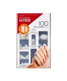 KISS 100 Full-Cover Nails Kit Short Length - Short Square - Buy Online on GoSupps.com