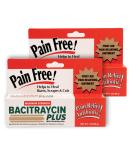 Bacitraycin Plus Max Strength Antibiotic Ointment with Pain Relief & Aloe - 1oz, 2 Pack - Buy Online on GoSupps.com