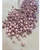Cake N Bake Metallic/Shimmer Balls Edible Cupcake Cake Topper Sprinkles (90G Tub) (Pastel Pink) 1 Count - Buy Online on GoSupps.com