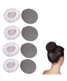 YZSZ 8-Piece Invisible Hairline Dutt Set - Lightweight Breathable Knot-Wing Hairstyle Aid for Ballet & Dance Nurses - Reusable & Easy to Wear - Buy Online on GoSupps.com
