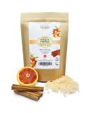 Techspa Orange & Cinnamon Paraffin Wax 1kg - UK Made Skin Therapy with Essential Oils - Buy Online on GoSupps.com