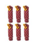 GEERTOP 6 Pack Ultralight 5mm Guy Lines with Aluminum Adjuster | Camping & Backpacking Tent Cords | Outdoor Shelter Ropes for Climbing & Hiking | Survival Gear - Red - Buy Online on GoSupps.com