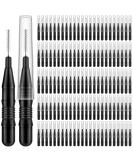 MAPVOLUT 120 pieces of microphone brush portable eyelash brush with cap eyelash extension tools eyelash comb interdental brush oral care brush for eyebrows - Buy Online on GoSupps.com
