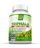 BRI Nutrition Triphala 1000mg - Pure Himalaya Extract - 120 Veggie Capsules - 60 Day Supply - Buy Online on GoSupps.com