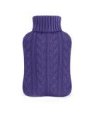 Samply 2L Hot Water Bottle with Knitted Cover - Hot & Cold Compress for Pain Relief - Lilac - Buy Online on GoSupps.com
