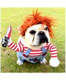Delifur Funny Dog Costume - Halloween Clothes for Small to Big Dogs | Cat Cosplay Party Suit - Buy Online on GoSupps.com