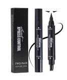Secret Xpress Control Winged Eyeliner Stamp 2 Pack - Waterproof Long Lasting Liquid Black Pen for Cat Eye Matte Makeup - Buy Online on GoSupps.com