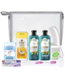 Convenience Kits International 10 PC Deluxe Kit with Herbal Essence Argan Oil Hair & Body Care Travel-Size Products - Buy Online on GoSupps.com