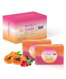 Buy Organic Whitening Soap Bar - Arbutin Glutathione & Kojic Acid | Brighten & Replenish Skin | Handcrafted Natural Cleanser | 5 OZ (2 Bars) - International Shipping Available - Buy Online on GoSupps.com