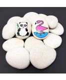 VELLES Pebbles for Painting Large Garden Stones White Natural Rock for Paint Rocks Marble Gravel to Decorative Stone Aquarium Decor Polished Pebble Art Scottish Cobbles for Pond - 1.9kg (40-80mm) 40-80 mm (Weiß) - Buy Online on GoSupps.com