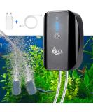AQQA 5W Quiet Aquarium Air Pump - Multifunctional Oxygen Pump for Fishkeeping & Aquatic Life - Ideal for Outdoor & Indoor Use - Buy Online on GoSupps.com