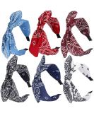 TOBATOBA Bandana Headband for Women 6Pcs Color 1 - Cute Rabbit Ear Hair Bows for Women - Buy Online on GoSupps.com