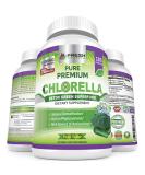 Fresh Healthcare Premium Chlorella Supplement - 1200mg Vegan Capsules for Natural Detox & Nutrition - 180 Pills with Chlorophyll, B Vitamins & Minerals - Buy Online on GoSupps.com