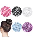 Premium Hair Nets for Perfect Hairstyles | 5-Piece Set | Bun & Ballet Styles with Rhinestones - Buy Online on GoSupps.com