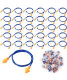 Treela 400 Pairs Corded Reusable Silicone Ear Plugs with Rope Banded Ear Plug Sleep Noise Cancelling for Shooting, Motorcycle, and Construction Work - Individually Wrapped - Buy Online on GoSupps.com