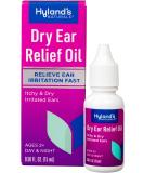 Hyland's Naturals Dry Ear Relief Oil Relieve Ear Irritation Fast for Itchy & Dry Irritated Ears Ages 2+ Day & Night Drops 0.5 Ounce - Buy Online on GoSupps.com